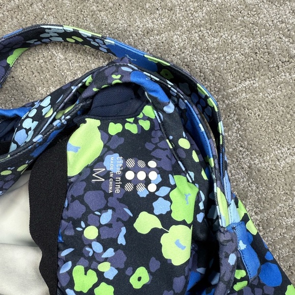 Title Nine Built In Bra Tank Active Floral Print Dress Womens Size Medium - Picture 3 of 5